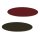 Dekoplatte "Weinrot/Schwarz" -S- oval, 200x150mm