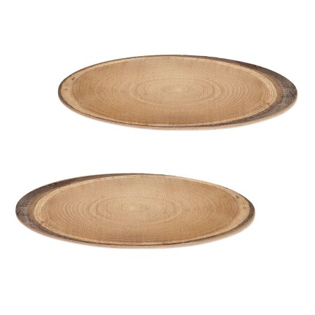 Dekoplatte "Baumscheibe" -S- oval, 200x150mm