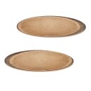 Dekoplatte "Baumscheibe" -S- oval, 200x150mm