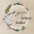 Präsentkarton "Genießen, Leben, Lachen" 2er, 360mm