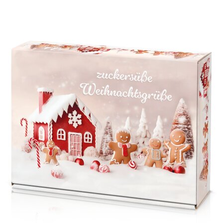 Präsentkarton "Zuckersüße Weihnachtsgrüße" 3er, 360mm