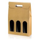 Tragekarton "Seta Gold" 3er, 340mm, Strukturkarton