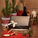 Geschenkbox "Natura Schwarz" -groß- 245x200x50mm
