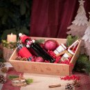 Präsentkorb 4-eckig "Natura Christmas" -mittel-, Kraftkarton