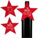 Filzstern mit Gummiband "Wein, Prosecco"...