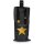 Geschenktasche "Stern Gold" Baumwolle schwarz, 290x140mm