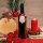 Anhänger "Weihnachtsmann" Natur/Rot/Weiß, Holz, 82x53mm