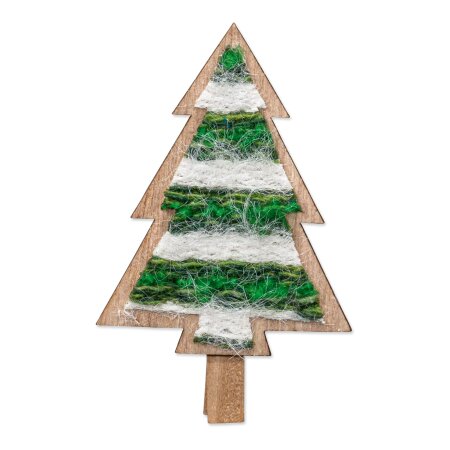 Holzklammer "Tannenbaum", 60x45mm