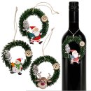 Anhänger "Weihnachtskranz mit Figur"...