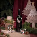 Anhänger "Weihnachtskranz mit Figur" sortiert, Ø ca. 70mm