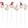 Holzpick "Wichtel Hubertus" Grau/Rot sortiert, 79x73mm