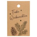 Papieranhänger "Zapfen" Natur,...