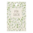 Papieranhänger "Für Dich" Creme,...