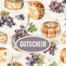 Gutschein "Feinkost" mit Kuvert, 120x120mm