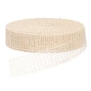 Geschenkband "Jute" Creme 50mm x 40m