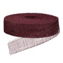 Geschenkband "Jute" Bordeaux 50mm x 40m