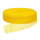Geschenkband "Jute" Gelb 50mm x 40m