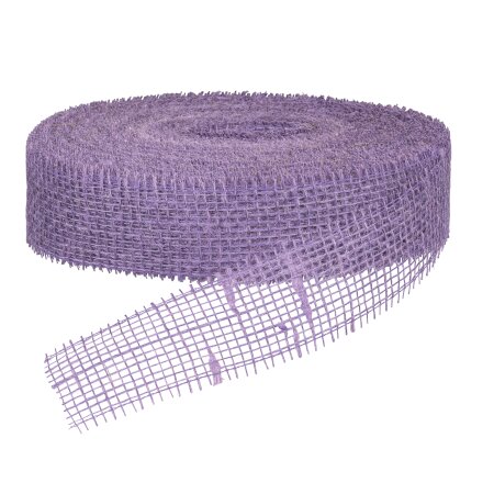 Geschenkband "Jute" Lila 50mm x 40m