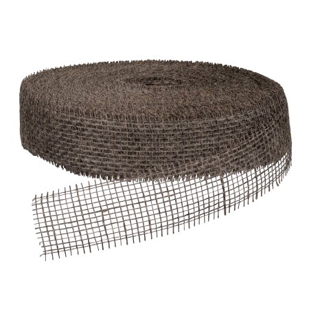 Geschenkband "Jute" Grau 50mm x 40m