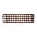 Geschenkband "Vichy-Karo" Braun 25mm x 25m