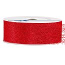 Geschenkband "Netz" Rot 38mm x 20m
