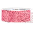 Geschenkband "Netz" Rosa 38mm x 20m