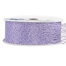 Geschenkband "Netz" Lila 38mm x 20m