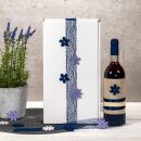 Geschenkband "Netz" Dunkelblau 38mm x 20m