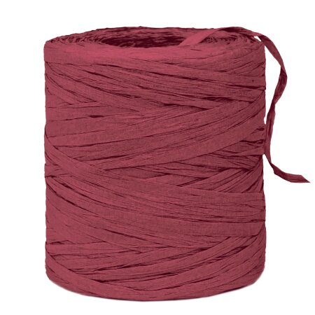 Geschenkbast "Raphia Paper" Bordeaux, 5mm x 200m