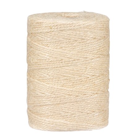 Jutekordel Creme, Ø ca. 3mm x 150m
