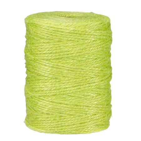 Jutekordel Hellgrün, Ø ca. 3mm x 150m