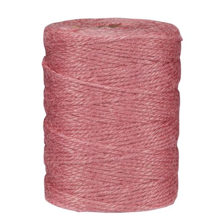 Jutekordel Rosa, Ø ca. 3mm x 150m