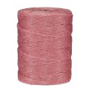 Jutekordel Rosa, Ø ca. 3mm x 150m