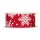 Geschenkband "Eiskristall" Rot/Weiß, 38mm x 15m