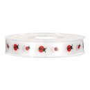 Geschenkband "Marienkäfer" Weiß/Rot,...