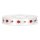 Geschenkband "Marienkäfer" Weiß/Rot, 15mm x 25m