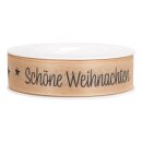 Geschenkband "Schöne Weihnachten"...