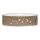 Geschenkband "Shining Stars" Taupe/Gold, 25mm x 18m