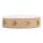 Geschenkband "Sterne" Taupe/Gold, 25mm x 15m