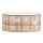 Geschenkband "Karo/Sterne" Natur/Weiß, 40mm x 15m