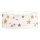 Geschenkband "Sternengirlande" Creme/Gold/Grau, 40mm x 15m