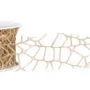 Geschenkband "Coral" Natur, 38mm x 10m