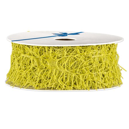 Geschenkband "Coral" Hellgrün, 38mm x 10m