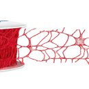 Geschenkband "Coral" Rot, 38mm x 10m