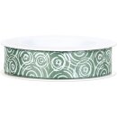 Geschenkband "Swirl" Salbei, 25mm x 18m