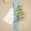 Geschenkband "Swirl" Salbei, 25mm x 18m