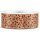 Geschenkband "Winterbeere" Natur/Rot, 40mm x 15m