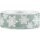 Geschenkband "Eisblume" Salbei/Weißglimmer, 40mm x 15m