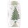Geschenkband "Lichterbaum" Weiß/Grün, 40mm x 15m