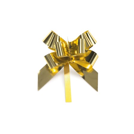 Ziehschleife "Grangala" Gold-Metallic, Synthetik